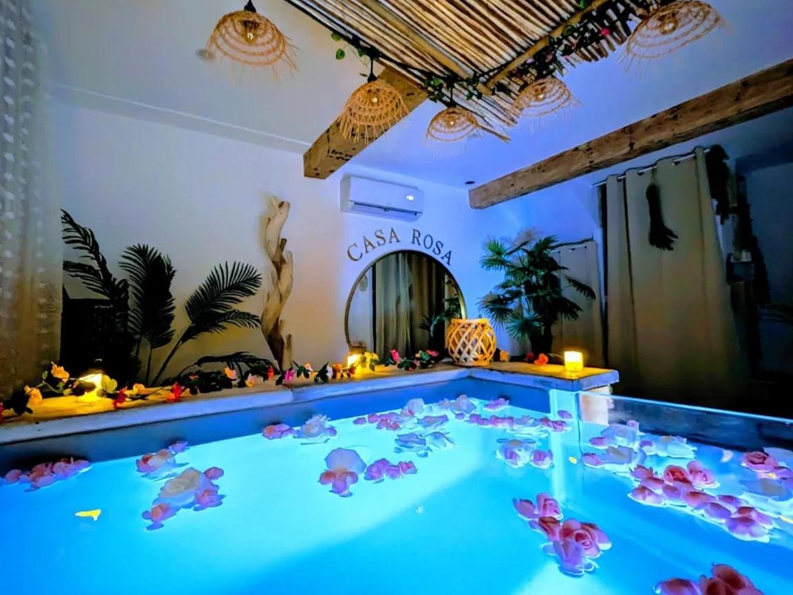 Casa Rosa, Un Petit Cocon Catalan Villa Ortaffa Buitenkant foto